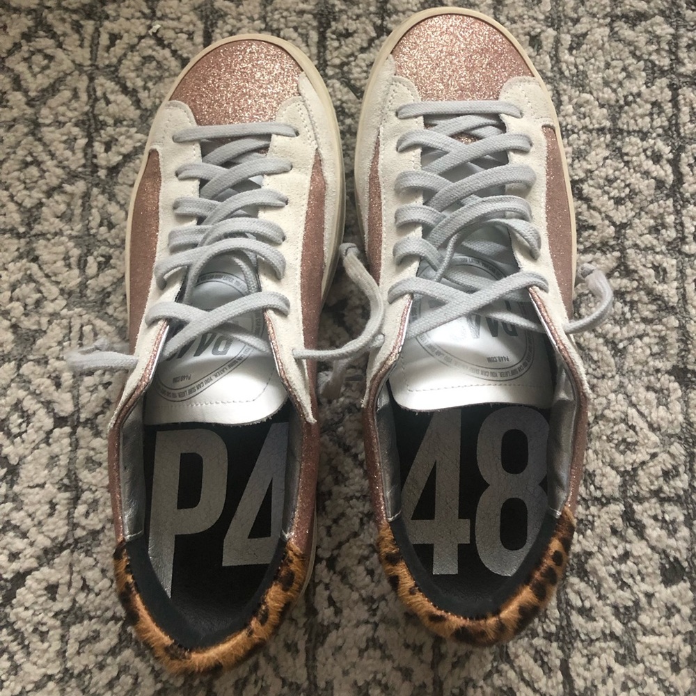 P448 Pink John Sparkle Sneaker